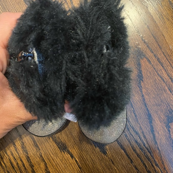 Stuart Weitzman size 1 baby glitter & fur boot - Picture 4 of 6